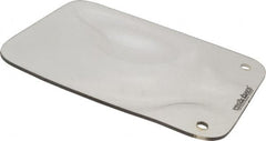 PRO-SAFE - Polycarbonate Concave Shield - 6" Wide x 8" Long x 1/8" Thick, Magnetic Base, For General Purpose Use - Exact Tooling