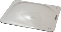 PRO-SAFE - Polycarbonate Concave Shield - 8" Wide x 10" Long x 1/8" Thick, Magnetic Base, For General Purpose Use - Exact Tooling