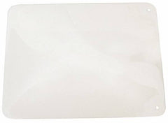 PRO-SAFE - Polycarbonate Concave Shield - 12" Wide x 16" Long x 1/8" Thick, Magnetic Base, For General Purpose Use - Exact Tooling