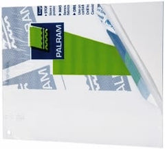 PRO-SAFE - Polycarbonate Flat Shield - 8" Wide x 10" Long x 1/8" Thick, Magnetic Base, For General Purpose Use - Exact Tooling