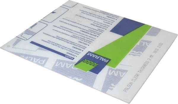 PRO-SAFE - Polycarbonate Flat Shield - 10" Wide x 12" Long x 1/8" Thick, Magnetic Base, For General Purpose Use - Exact Tooling