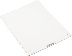PRO-SAFE - Polycarbonate Flat Shield - 12" Wide x 16" Long x 1/8" Thick, Magnetic Base, For General Purpose Use - Exact Tooling