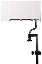 Flexbar - Milling Machine Guards Type: Long Reach Visor Guard with Base Shield Width (Inch): 8 - Exact Tooling