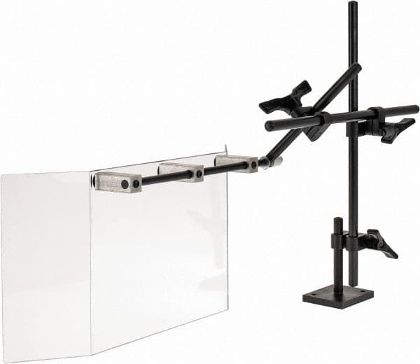 Flexbar - Milling Machine Guards Type: Visor Guard with Base Shield Width (Inch): 8 - Exact Tooling