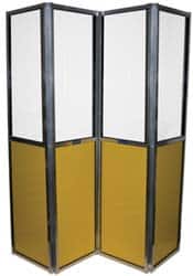 PRO-SAFE - Portable Panel Guards Type: Modular Machine Guard (4 Panel) Lower Panel Type: Safety - Exact Tooling