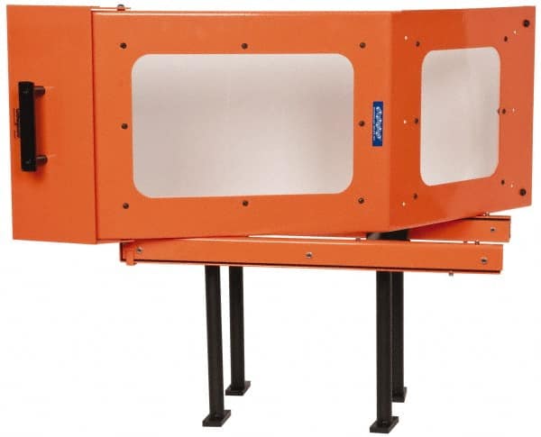 Flexbar - 10 to 40 Inch Max Chuck Size, Lathe Guard - 19-3/4 Inch Wide - Exact Tooling