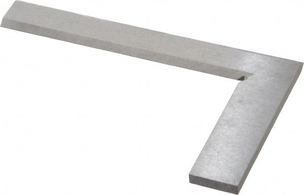 Value Collection - 5" Blade Length, 3" Base Length Steel Square - 0.0013" Accuracy, Beveled Edge - Exact Tooling