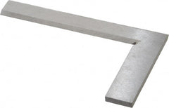 Value Collection - 5" Blade Length, 3" Base Length Steel Square - 0.0013" Accuracy, Beveled Edge - Exact Tooling