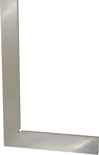 Value Collection - 10-1/2" Blade Length, 6-3/8" Base Length Tool Steel Square - 0.0018" Accuracy - Exact Tooling