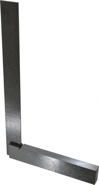 Value Collection - 12" Blade Length, 8-1/4" Base Length Steel Square - Exact Tooling