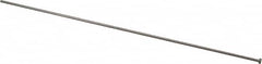 Gibraltar - 2.2mm Pin Diam, 4mm Head Diam x 2mm Head Height, 250mm OAL, Straight Ejector Pin - Steel, 248mm Pin Length - Exact Tooling