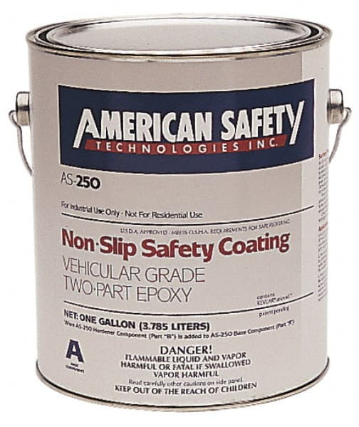 American Safety Technology - 5 Gal Black Antislip Epoxy - Exact Tooling