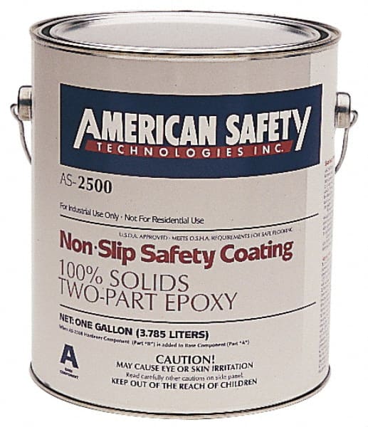American Safety Technology - 5 Gal Black Antislip Epoxy - Exact Tooling
