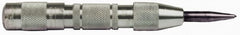 General - 5/8" Automatic Center Punch - 5" OAL, Steel - Exact Tooling