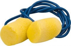 3M - Disposable, Corded, 29 dB Earplugs - Yellow, 20 Pairs - Exact Tooling