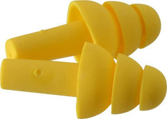 Aearo E-A-R - Reusable, Uncorded, 25 dB, Flange Earplugs - Yellow, 20 Pairs - Exact Tooling