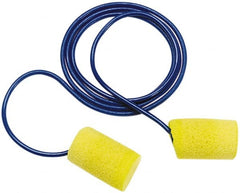 3M - Disposable, Corded, 29 dB, Barrel Earplugs - Yellow, 200 Pairs - Exact Tooling