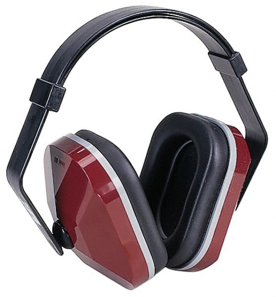 3M - Three Position Black & Maroon Earmuffs - 22 Max NRR Rating - Exact Tooling