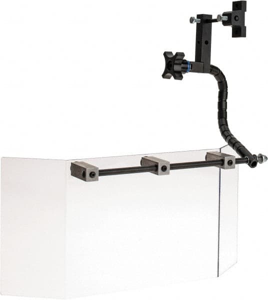 Flexbar - Milling Machine Guards Type: Visor Guard with Base Shield Width (Inch): 8 - Exact Tooling