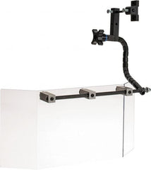 Flexbar - Milling Machine Guards Type: Visor Guard with Base Shield Width (Inch): 8 - Exact Tooling