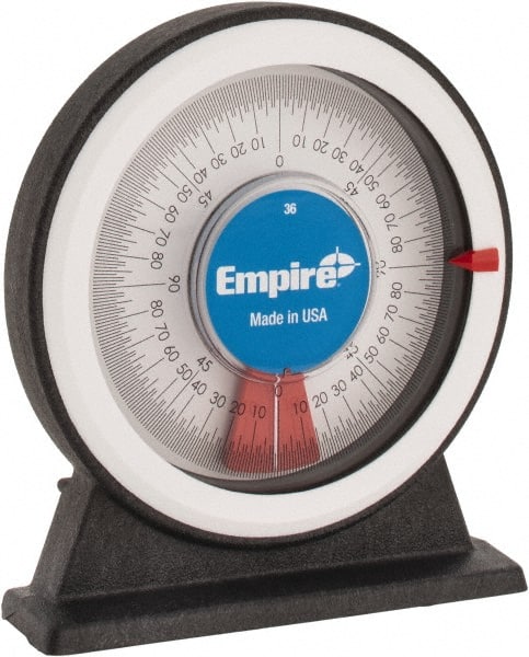 Empire Level - 360° Measuring Range, Magnetic Base Dial Protractor - Exact Tooling