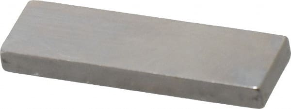 Mitutoyo - 0.12" Rectangular Steel Gage Block - Accuracy Grade AS-1, Includes Certificate of Inspection - Exact Tooling