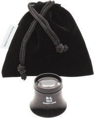 Bausch & Lomb - 10x Magnification, 1 Inch Lens Diameter, Glass Lens Loupe - 1 Lens, 1 Inch Focal Length - Exact Tooling