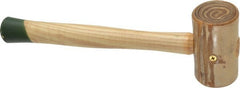 Garland - 1-1/4 Lb Head Weighted Rawhide Mallet - 12" Long Wood Handle - Exact Tooling