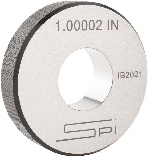 SPI - 1" Inside x 2-1/2" Outside Diameter, 0.63" Thick, Setting Ring - Accurate to 0.0001", Silver - Exact Tooling