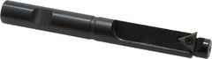 APT - 19/32 Inch Diameter, Solid Pilot, Straight 1/2 Inch Shank Diameter, 1 Insert, Indexable Counterbore - 4-3/8 Inch Overall Length, TPGH 215 Insert - Exact Tooling