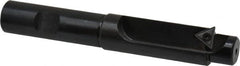 APT - 25/32 Inch Diameter, Solid Pilot, Straight 5/8 Inch Shank Diameter, 1 Insert, Indexable Counterbore - 4-1/2 Inch Overall Length, TPGH 215 Insert - Exact Tooling