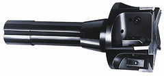 APT - 1" Cut Diam, 0.65" Max Depth of Cut, 3/4" Shank Diam, Indexable Square Shoulder End Mill - TPC 32..., TPG 32., TPU 32. Inserts, Weldon Shank, 90° Lead Angle, Through Coolant, Series Tri-Dex - Exact Tooling
