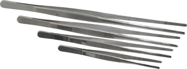 Value Collection - Stainless Steel Tweezer Set - 4 Piece - Exact Tooling