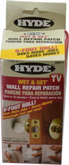 Hyde Tools - Drywall/Plaster Repair - White, 5" x 3 Yd ( 540 Sq In ) Coverage - Exact Tooling