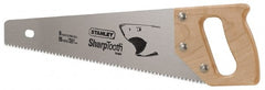 Stanley - 15" Blade Handsaw - Hardwood Handle - Exact Tooling