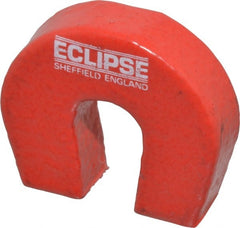 Eclipse - 19/64" Overall Width, 1-1/8" Deep, 1" High, 2-3/4 Lb Average Pull Force, Alnico Horseshoe Magnet - 550°C Operating Temprature, 1/4" Gap Width, 7/16" Pole Width, Grade 5 Alnico - Exact Tooling