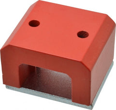 Eclipse - 2 Hole, 0.311" Hole Diam, 2-1/4" Overall Width, 2-3/4" Deep, 1-5/8" High, 80 Lb Average Pull Force, Alnico Power Magnets - 17.95mm Pole Width, 550°C Max Operating Temp, Grade 5 Alnico - Exact Tooling