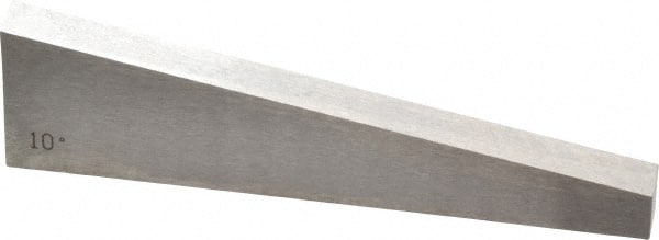 Value Collection - 10° Angle, 3 Inch Long, Angle Block - 55 RC Hardness - Exact Tooling
