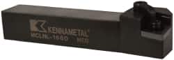 Kennametal - MCLN, Left Hand Cut, 5° Lead Angle, 1" Shank Height x 1" Shank Width, Negative Rake Indexable Turning Toolholder - 6" OAL, CN..64. Insert Compatibility, Series Kenloc - Exact Tooling