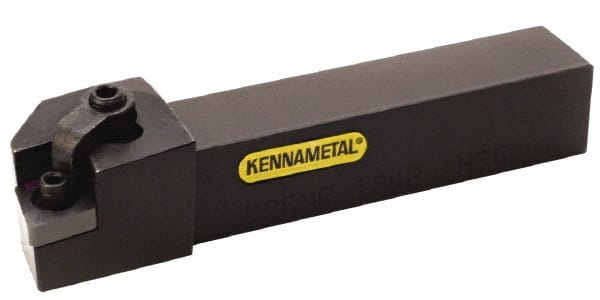 Kennametal - MCGN, Right Hand Cut, 0° Lead Angle, 3/4" Shank Height x 3/4" Shank Width, Negative Rake Indexable Turning Toolholder - 4-1/2" OAL, CN..43. Insert Compatibility, Series Kenloc - Exact Tooling