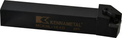 Kennametal - MCKN, Left Hand Cut, 15° Lead Angle, 1" Shank Height x 1" Shank Width, Negative Rake Indexable Turning Toolholder - 6" OAL, CN..43. Insert Compatibility, Series Kenloc - Exact Tooling