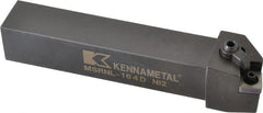 Kennametal - MSRN, Left Hand Cut, 15° Lead Angle, 1" Shank Height x 1" Shank Width, Negative Rake Indexable Turning Toolholder - 6" OAL, SN..43. Insert Compatibility, Series Kenloc - Exact Tooling