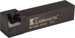 Kennametal - MTGN, Right Hand Cut, 0° Lead Angle, 1-1/4" Shank Height x 1-1/4" Shank Width, Negative Rake Indexable Turning Toolholder - 6" OAL, TN..54. Insert Compatibility, Series Kenloc - Exact Tooling