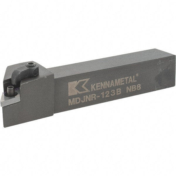 Kennametal - MDJN, Right Hand Cut, 3° Lead Angle, 3/4" Shank Height x 3/4" Shank Width, Negative Rake Indexable Turning Toolholder - 4-1/2" OAL, DN..33. Insert Compatibility, Series Kenloc - Exact Tooling