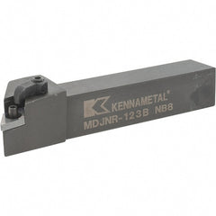 Kennametal - MDJN, Right Hand Cut, 3° Lead Angle, 3/4" Shank Height x 3/4" Shank Width, Negative Rake Indexable Turning Toolholder - 4-1/2" OAL, DN..33. Insert Compatibility, Series Kenloc - Exact Tooling