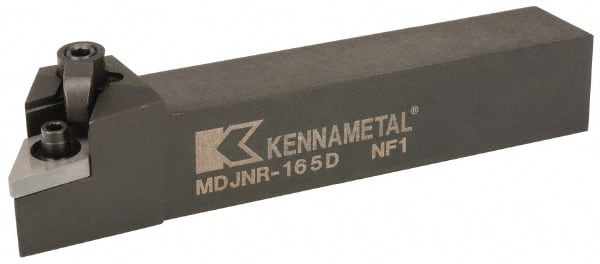 Kennametal - MDJN, Right Hand Cut, 3° Lead Angle, 1" Shank Height x 1" Shank Width, Negative Rake Indexable Turning Toolholder - 6" OAL, DN..54. Insert Compatibility, Series Kenloc - Exact Tooling
