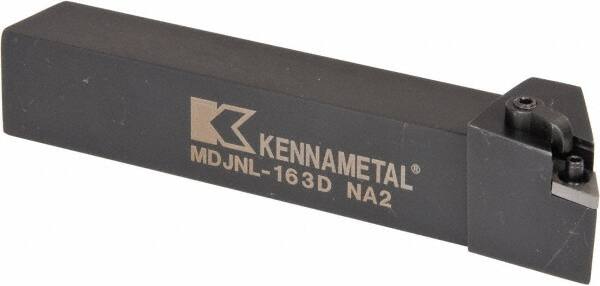 Kennametal - MDJN, Left Hand Cut, 3° Lead Angle, 1" Shank Height x 1" Shank Width, Negative Rake Indexable Turning Toolholder - 6" OAL, DN..33. Insert Compatibility, Series Kenloc - Exact Tooling