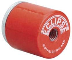 Eclipse - 11/16" Diam, 10-32 Thread, 3 Lb Average Pull Force, Mild Steel, Alnico Pot Magnets - 220°C Max Operating Temp, 5/8" High, Grade 5 Alnico - Exact Tooling