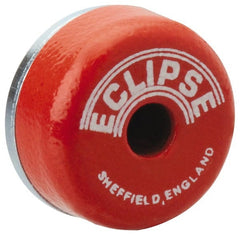 Eclipse - 1-1/8" Diam, 11 Lb Average Pull Force, Mild Steel, Alnico Pot Magnets - 0.339" Countersunk Hole, 220°C Max Operating Temp, 0.344" High, Grade 5 Alnico - Exact Tooling