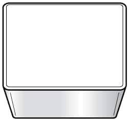 Kennametal - SPG423 Grade K68 Carbide Turning Insert - Uncoated, 90° Square, 1/2" Inscr Circle, 1/8" Thick, 3/64" Corner Radius - Exact Tooling
